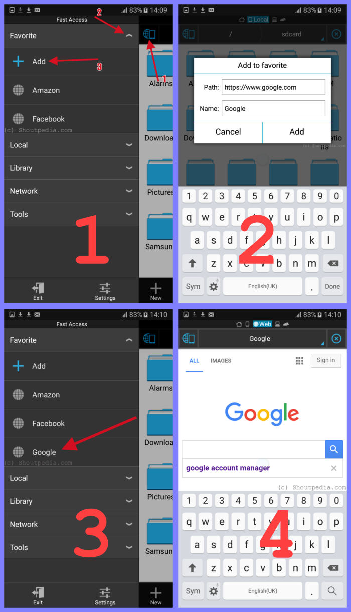 google account manager type email and password apk
