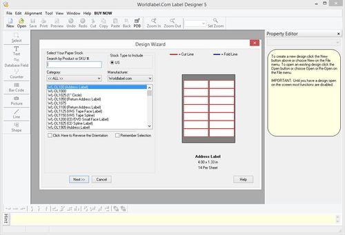 Label design software download